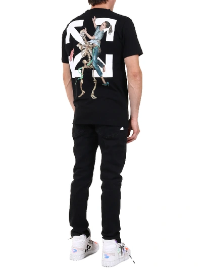 Shop Off-white Printed T-shirt Black