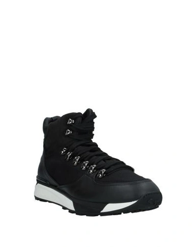 Shop Barracuda Man Sneakers Black Size 8.5 Soft Leather, Textile Fibers
