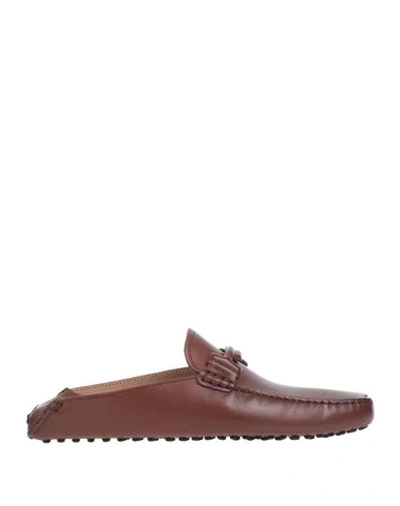 Shop Tod's Mules & Clogs In Brown