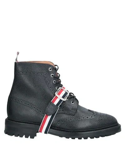 Shop Thom Browne Boots In Black