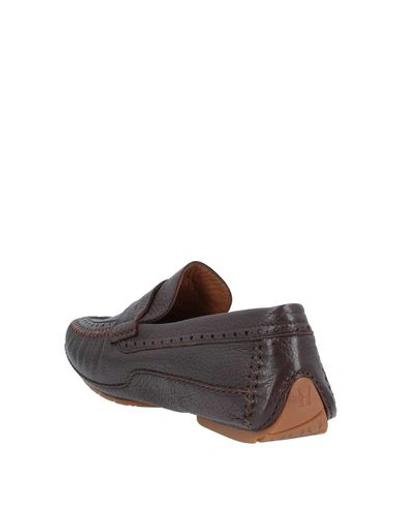 Shop Moreschi Loafers In Dark Brown