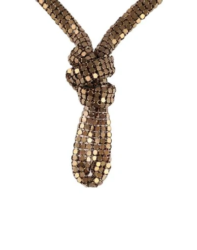 Shop Silvia Gnecchi Necklace In Bronze