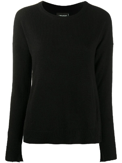 Shop Zadig & Voltaire Star-patch Knitted Jumper In Black