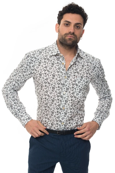 Shop Kiton Shirt With Long Sleeves In Grey