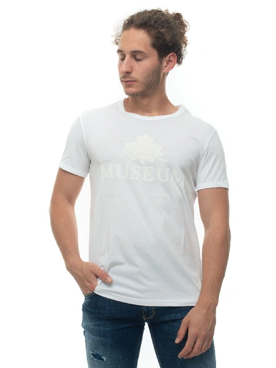 Shop Museum T-shirt White Cotton Man