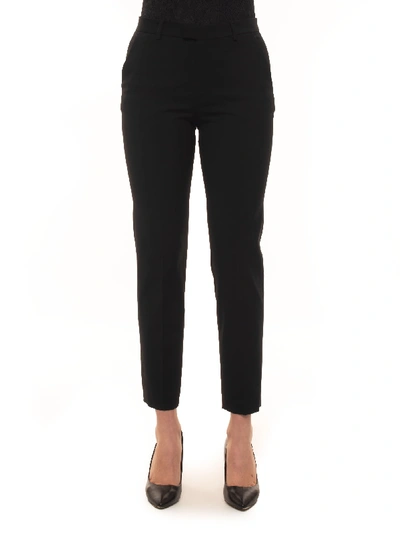 Shop Red Valentino Bootcut Trousers Black Viscose Woman