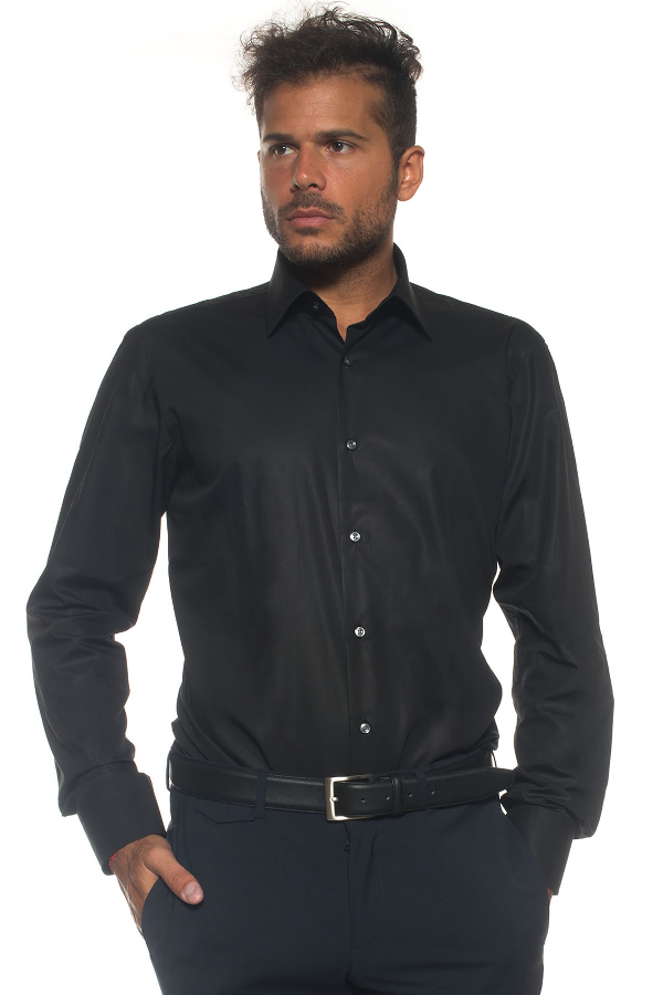 hugo boss black dress shirt