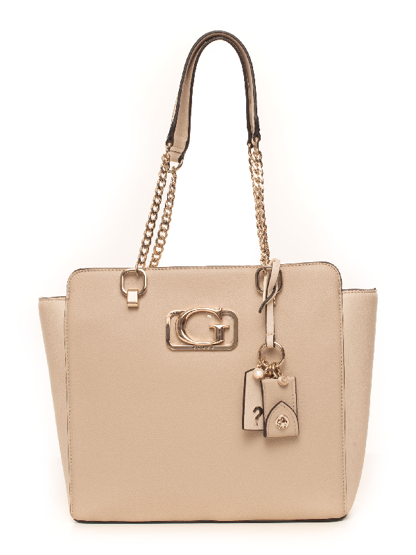 beige shopper bag