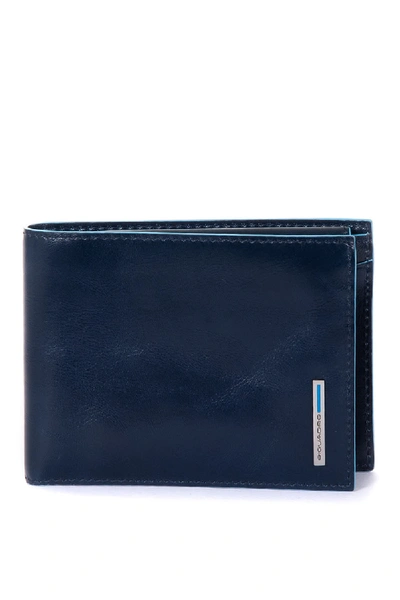 Shop Piquadro Wallet In Blue