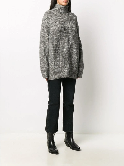 Shop Isabel Marant Étoile Tonya Cotton Sweater In Grey