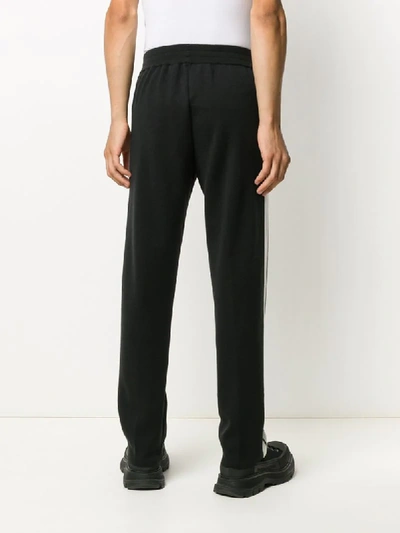 Shop Palm Angels Cashmere-wool Blend Trousers In Blue