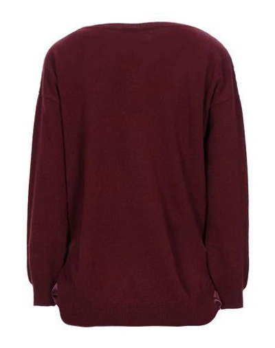 Shop Anneclaire Sweaters In Maroon