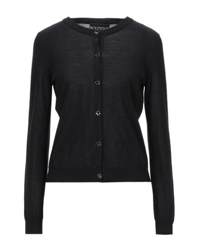 Shop Boutique Moschino Cardigans In Black