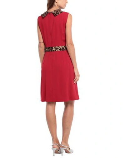 Dolce & Gabbana Short Dresses In Red