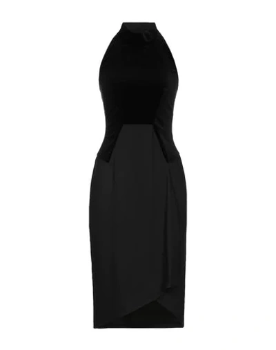 Shop Tom Ford Woman Mini Dress Black Size 0 Cotton, Viscose, Elastane
