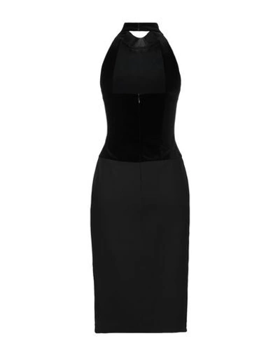 Shop Tom Ford Woman Mini Dress Black Size 0 Cotton, Viscose, Elastane