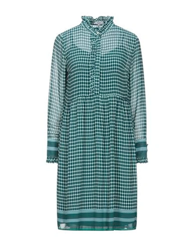 Shop Suncoo Shirt Dress In Green