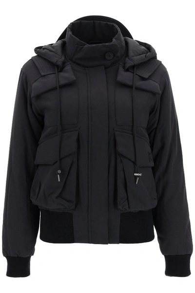Shop Kenzo Nylon Jacket In Noir (black)