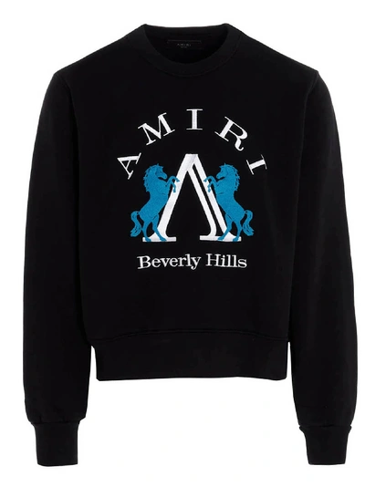 Shop Amiri Beverly Hills  Sweatshirt In Black
