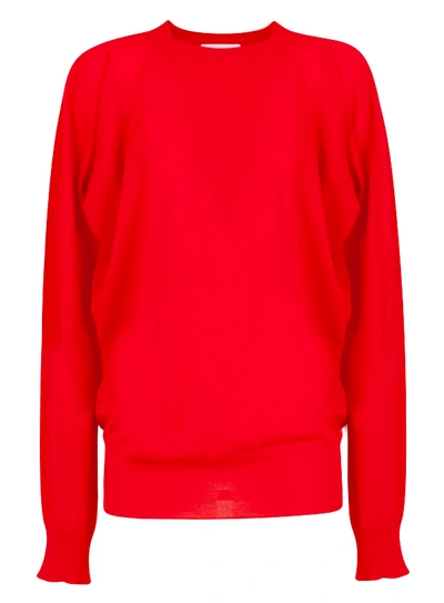 Shop Bottega Veneta Sweater In Rosso