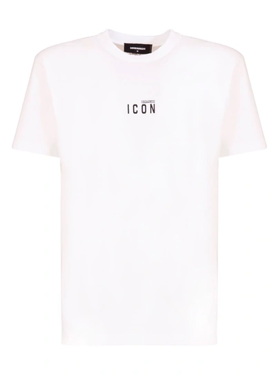 Shop Dsquared2 Icon T-shirt In White In Bianco