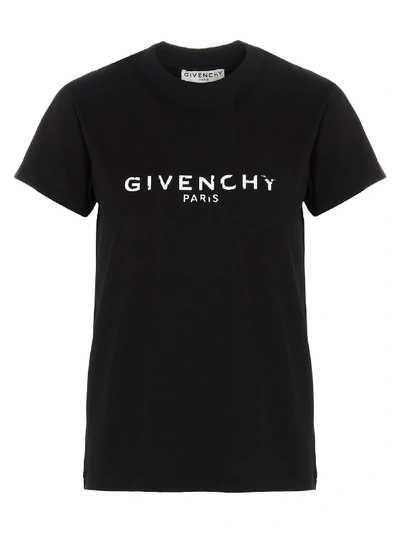 Shop Givenchy Classic Vintage T-shirt In Black