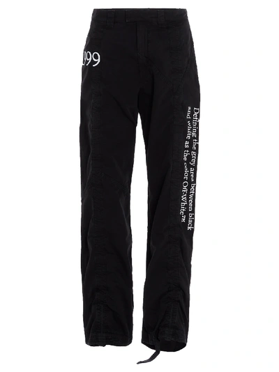 Shop Off-white 1999 Contour Pants In Black