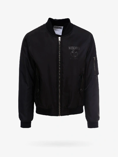 Shop Moschino Jacket In Black