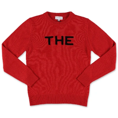 Shop Little Marc Jacobs Sweater In Rosso