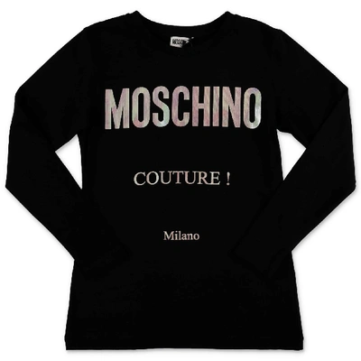 Shop Moschino T-shirt In Nero