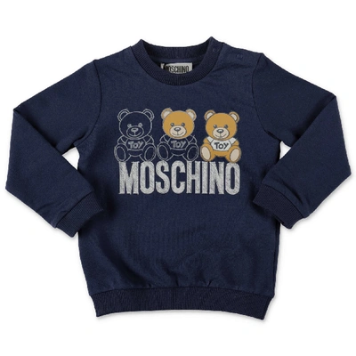 Shop Moschino Sweater In Blu