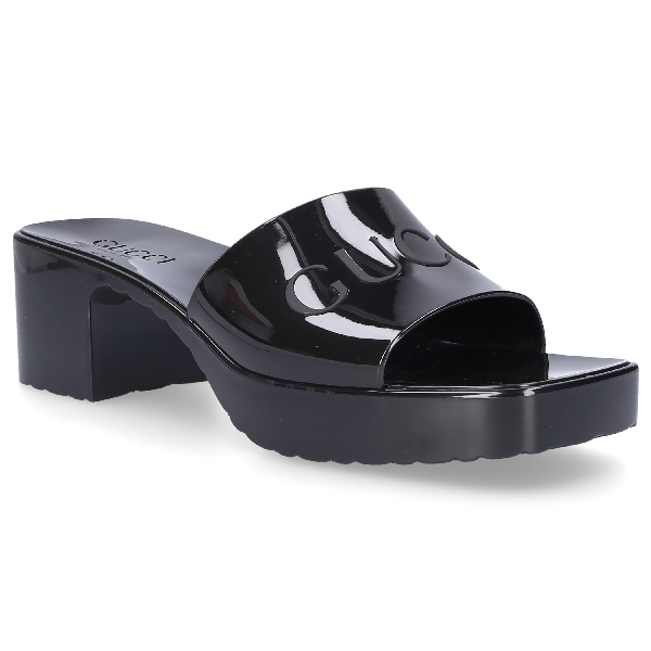 gucci platform slide
