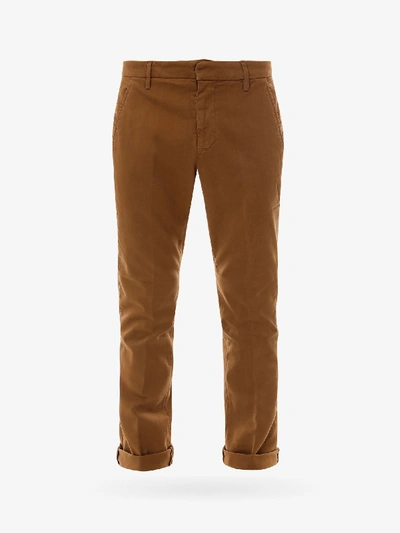 Shop Dondup Trouser In Brown