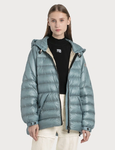 Shop Moncler Breathable Light Down Jacket In White