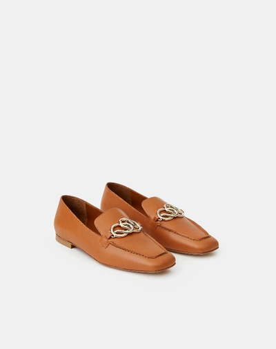 Shop Lafayette 148 Leather Liv Infinity Loafer-copper