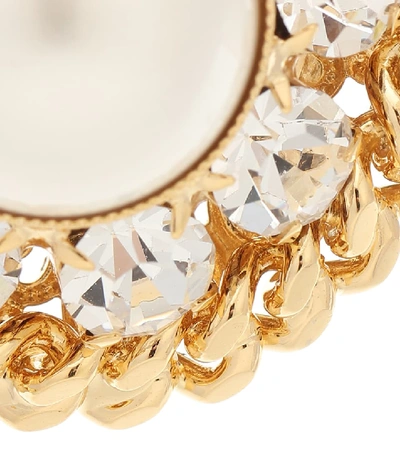 Shop Alessandra Rich Clip-on Earrings In Gold