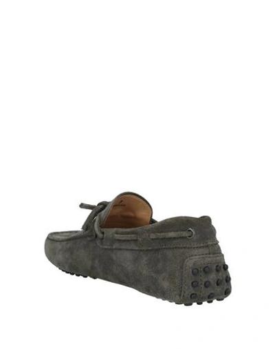 Tod's Loafers In Dark Green