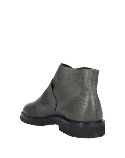 Shop Valentino Ankle Boots In Military Green