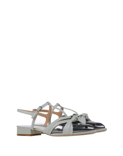 Shop Maison Margiela Sandals In Light Green