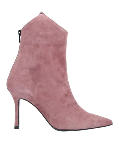 Shop Marc Ellis Ankle Boots In Pastel Pink