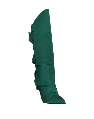 Shop Marc Ellis Knee Boots In Green
