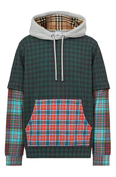 Hallows Patchwork Hooded Sweatshirt In Mixed