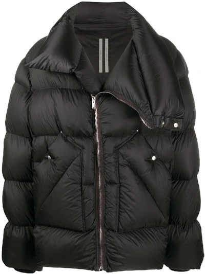 Shop Rick Owens Mountain Duvet Padded Jacket In Black