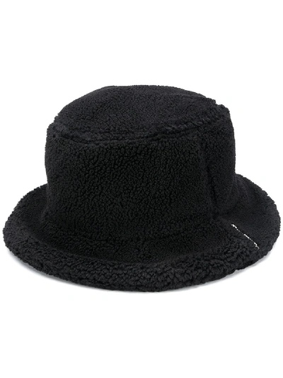 Shop C2h4 Fleece Fedora Hat In Black