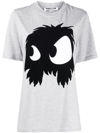 Shop Mcq By Alexander Mcqueen Printed Monster T-shirt In Grey