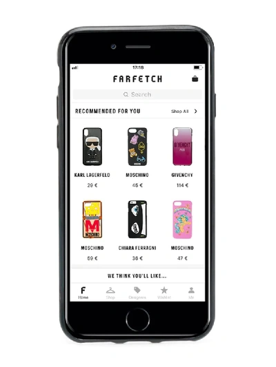 Balmain Logo Print Iphone 6/7/8 Case In Black