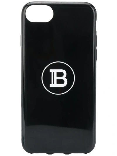 Balmain Logo Print Iphone 6/7/8 Case In Black