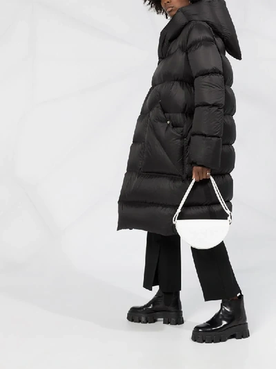 Shop Rick Owens Performa Quilted Coat In Black