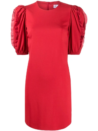 Shop Red Valentino Cut-out Shift Dress In Red