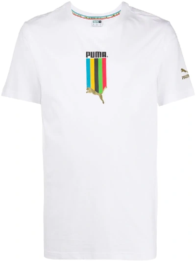 Shop Puma Tsf Graphic T-shirt In White